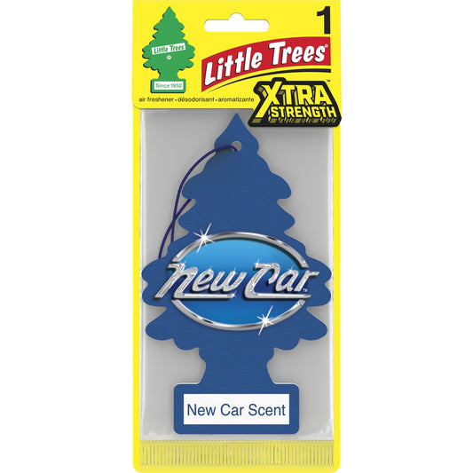 Little Trees Car Air Freshener X-Tra Strength New Car Scent Large 1 Pack
