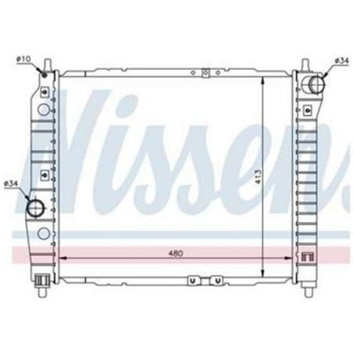 Radiator Direct Radiator 61636