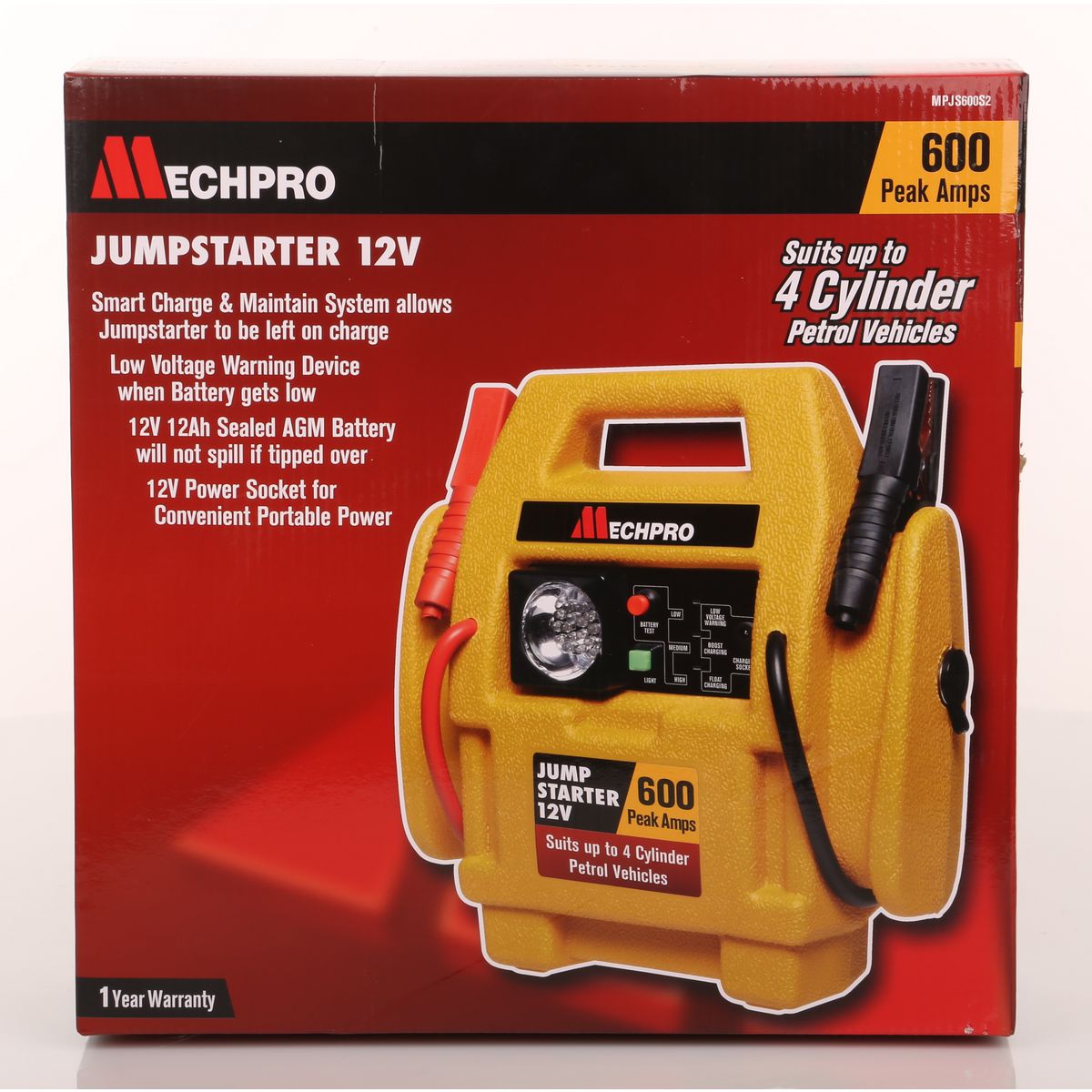 Mechpro Jump Starter 12V 600A MPJS600S2