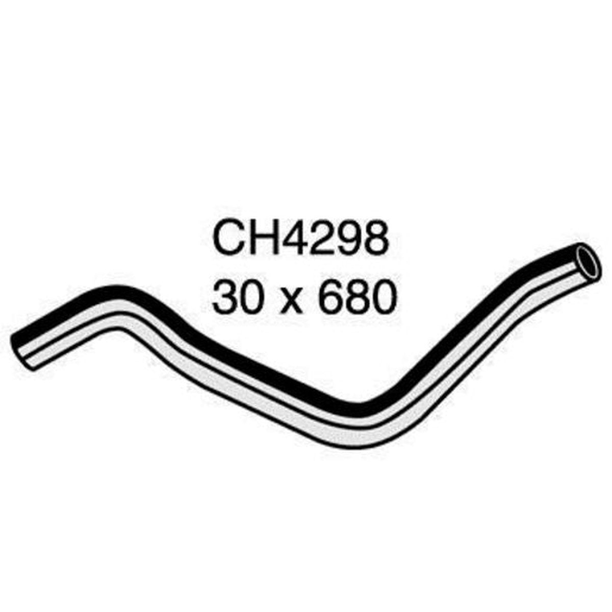 Mackay Bottom Radiator Hose CH4298