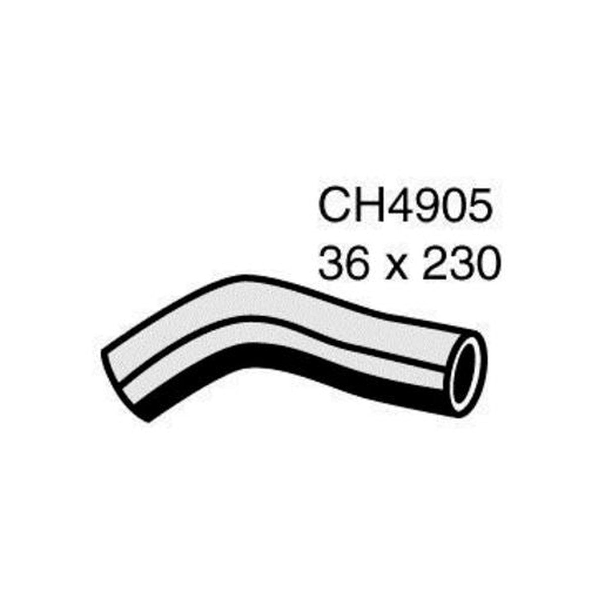 Mackay Top Radiator Hose CH4905
