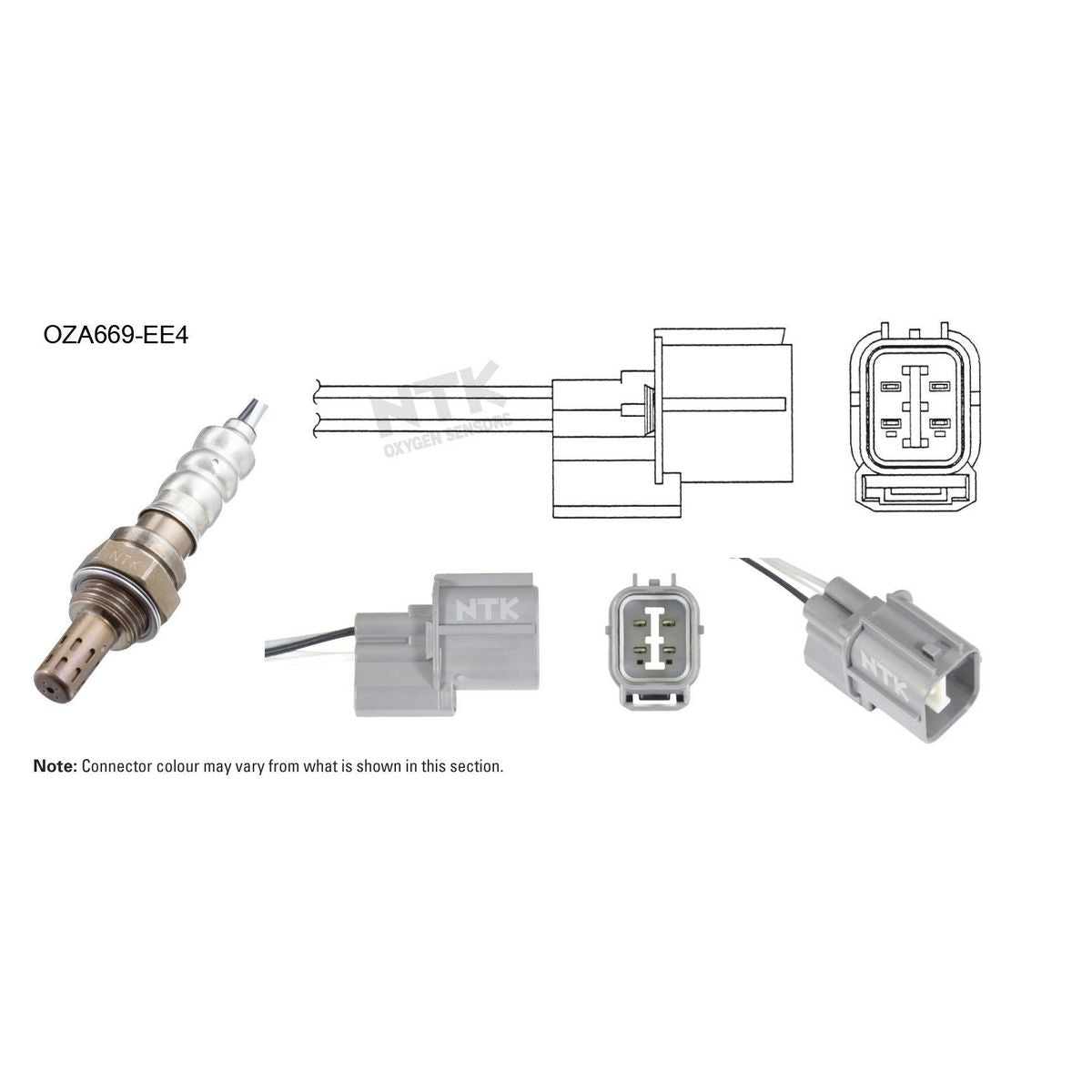 NTK Oxygen Lambda Sensor OZA669-EE4