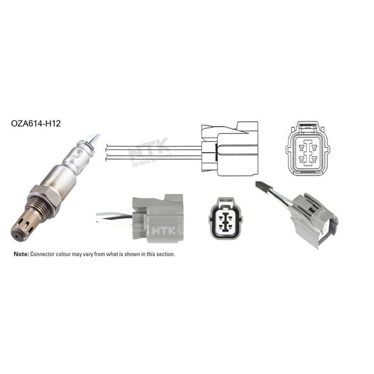 NTK Oxygen Lambda Sensor OZA614-H12