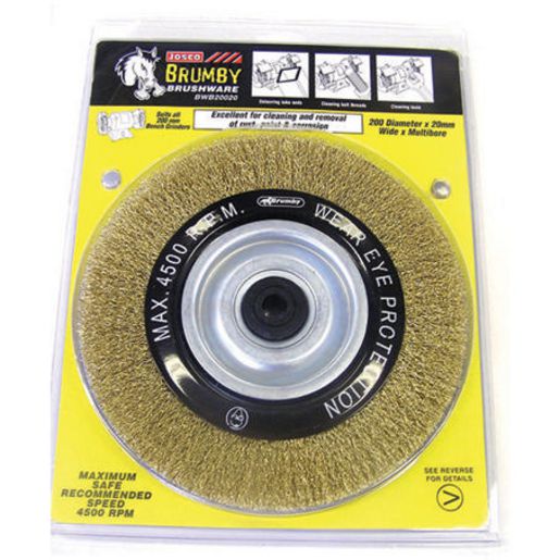 Josco Wheel Brush Multibore 150 X 20Mm BWB15020