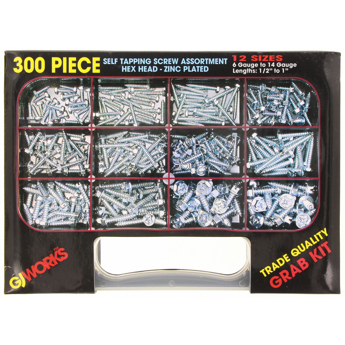 GJ Works Grab Kit - Self Tapping Hex Screws GKA300