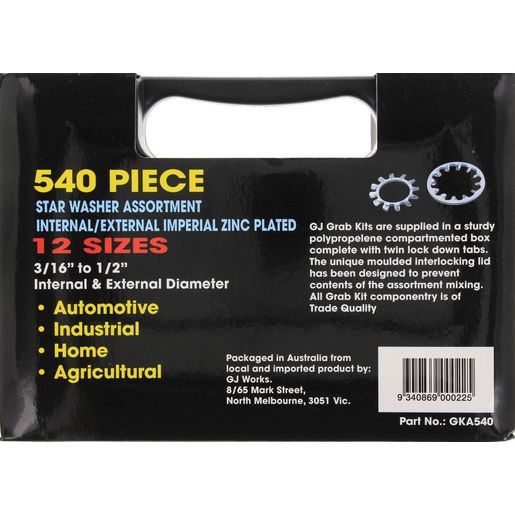 GJ Works Grab Kit - Imperial Star Washers GKA540