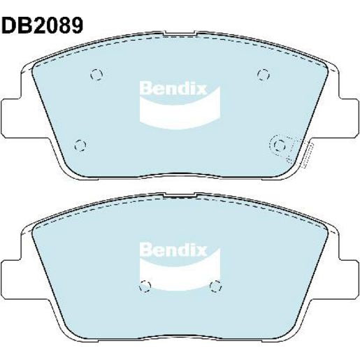 Bendix General CT Brake Pad Set Front DB2089 GCT
