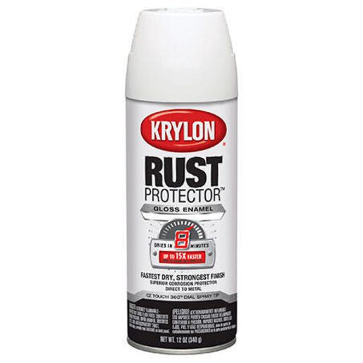 Krylon Rust Protector Enamel Gloss White 340g 69000