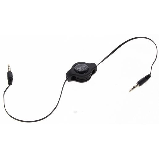 Automedia Retractable Aux Cable 3.5mm AMACR