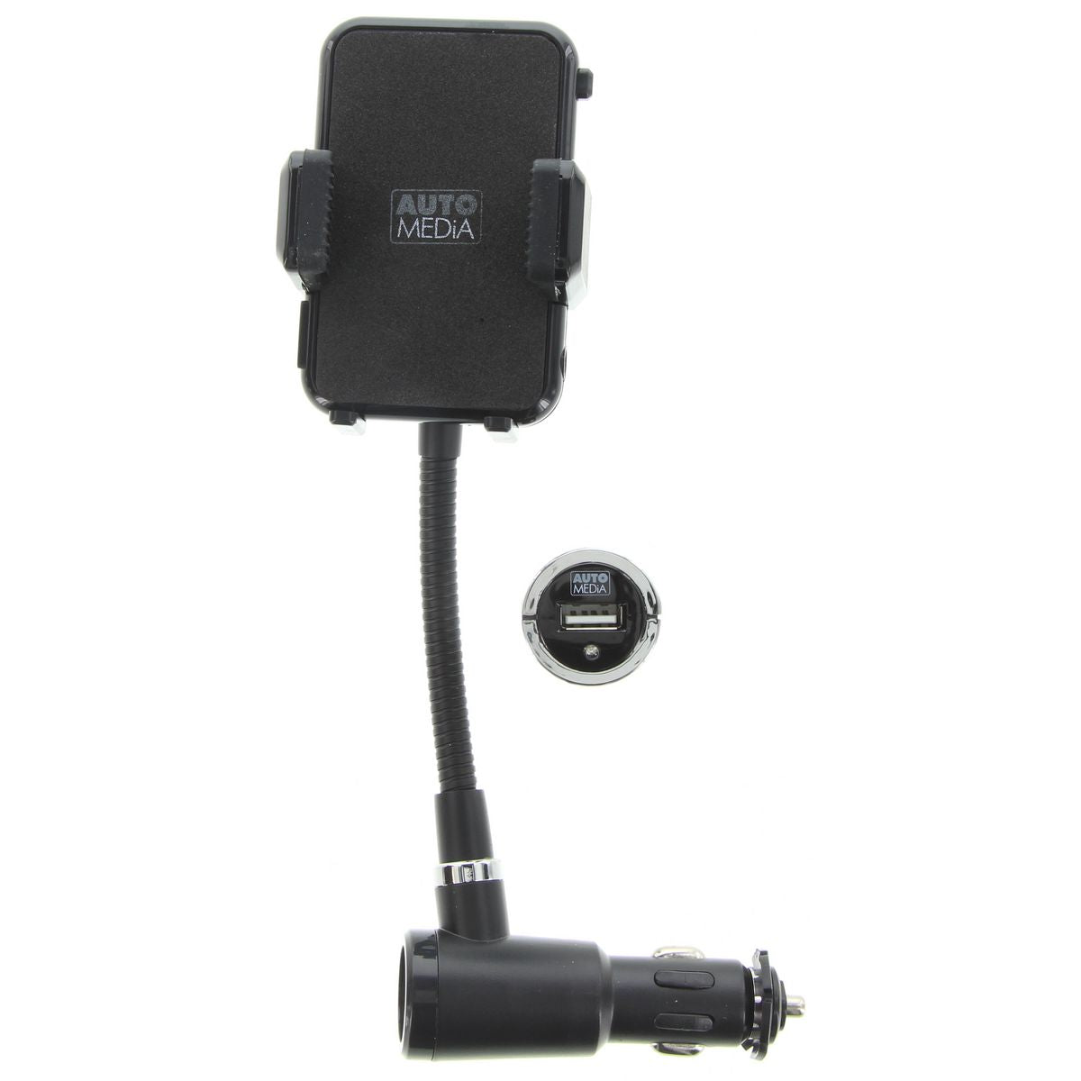 Automedia Phone Holder Dual USB 3A AMPMDUC