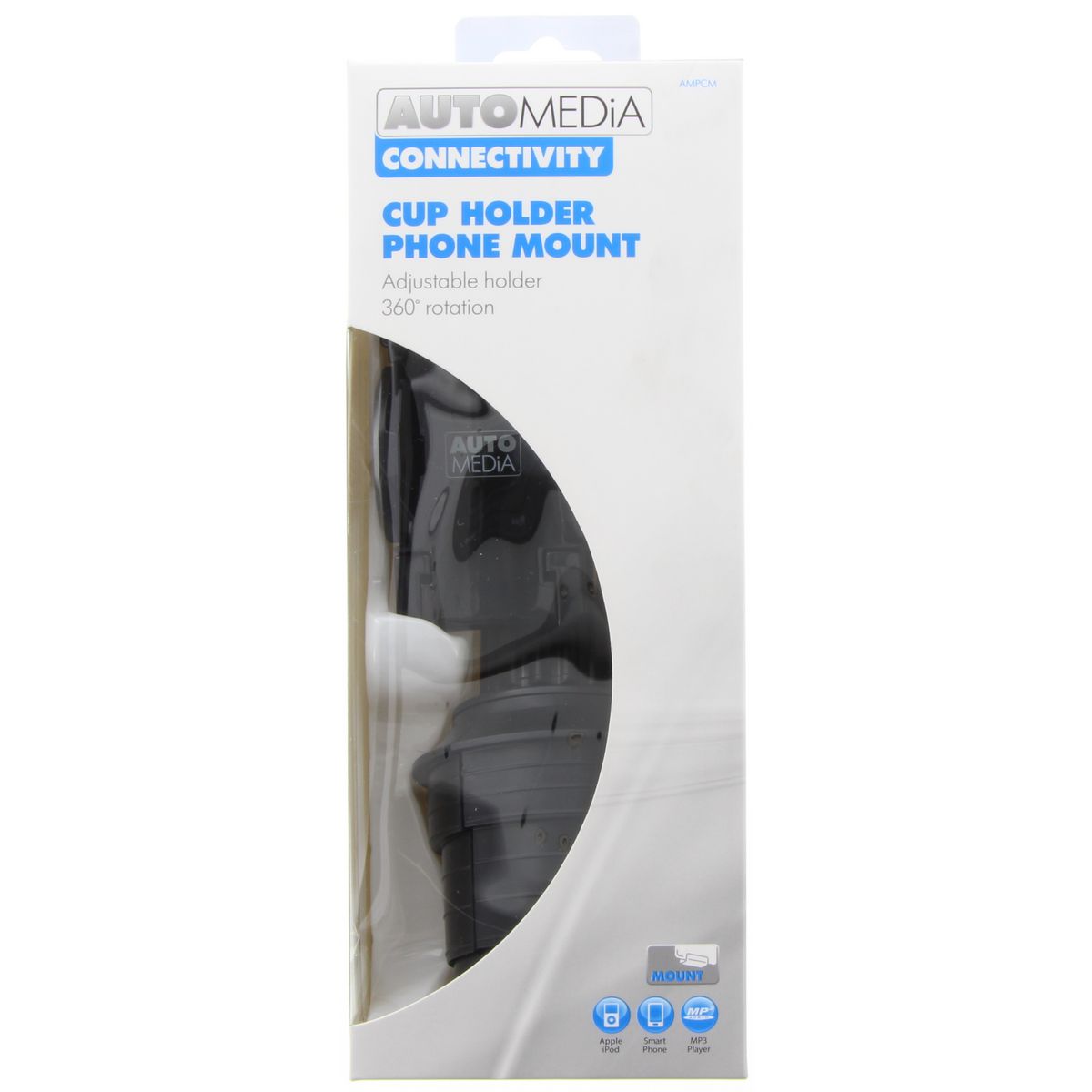 Automedia Universal Cup Holder Phone Mount AMPCM