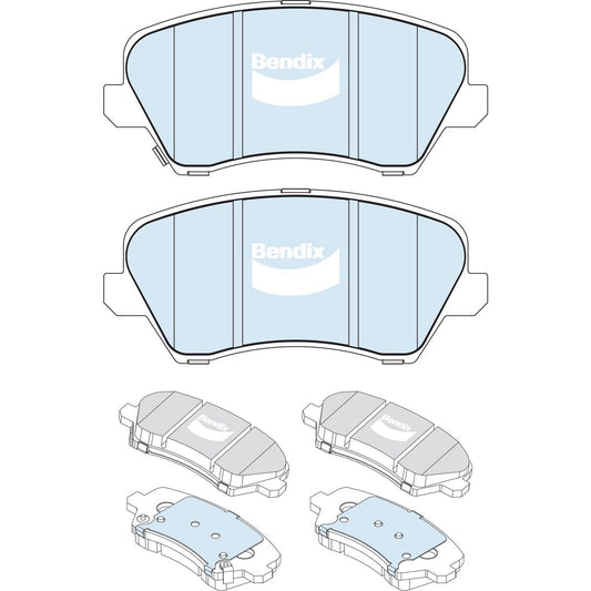 Bendix General CT Brake Pad Set Front DB2240 GCT
