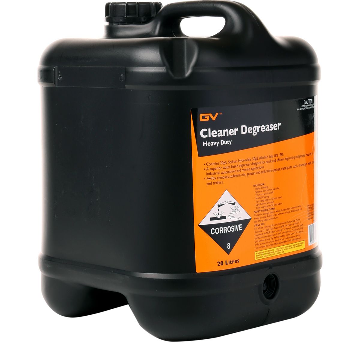 GV Oils Cleaner Degreaser 20ltr 17033-20GV