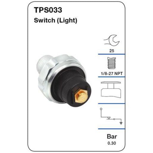 Tridon Oil Pressure Switch TPS033