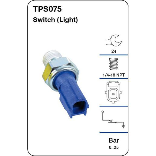 Tridon Oil Pressure Switch TPS075