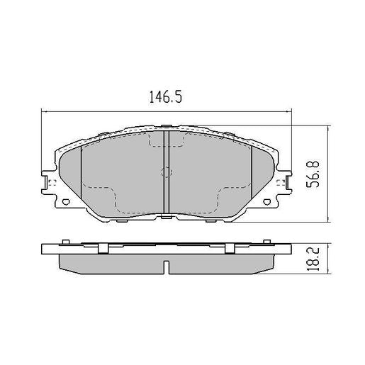 RDA Phantom Ceramic Brake Pad Set Front RDC1932