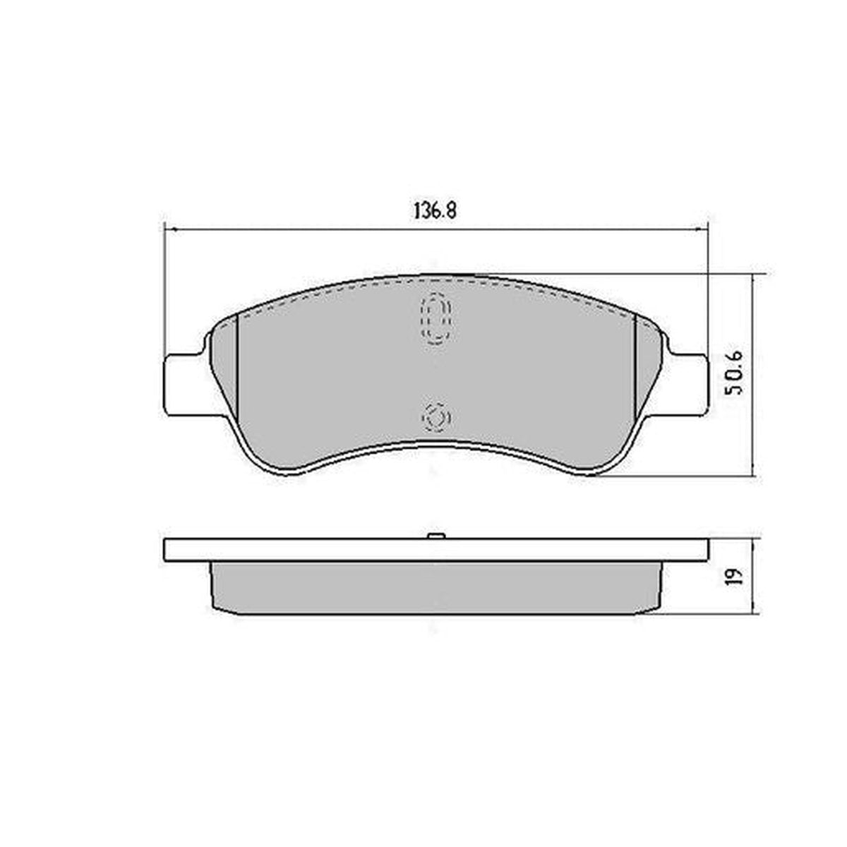 RDA Phantom Ceramic Brake Pad Set Front RDC1954