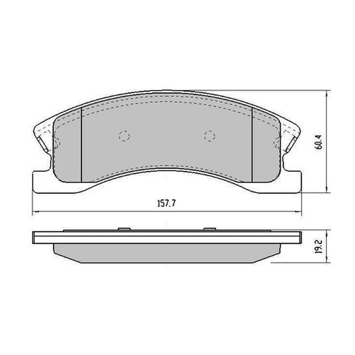 RDA Phantom Ceramic Brake Pad Set Front RDC1974