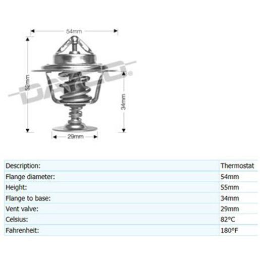 Dayco Thermostat DT157A