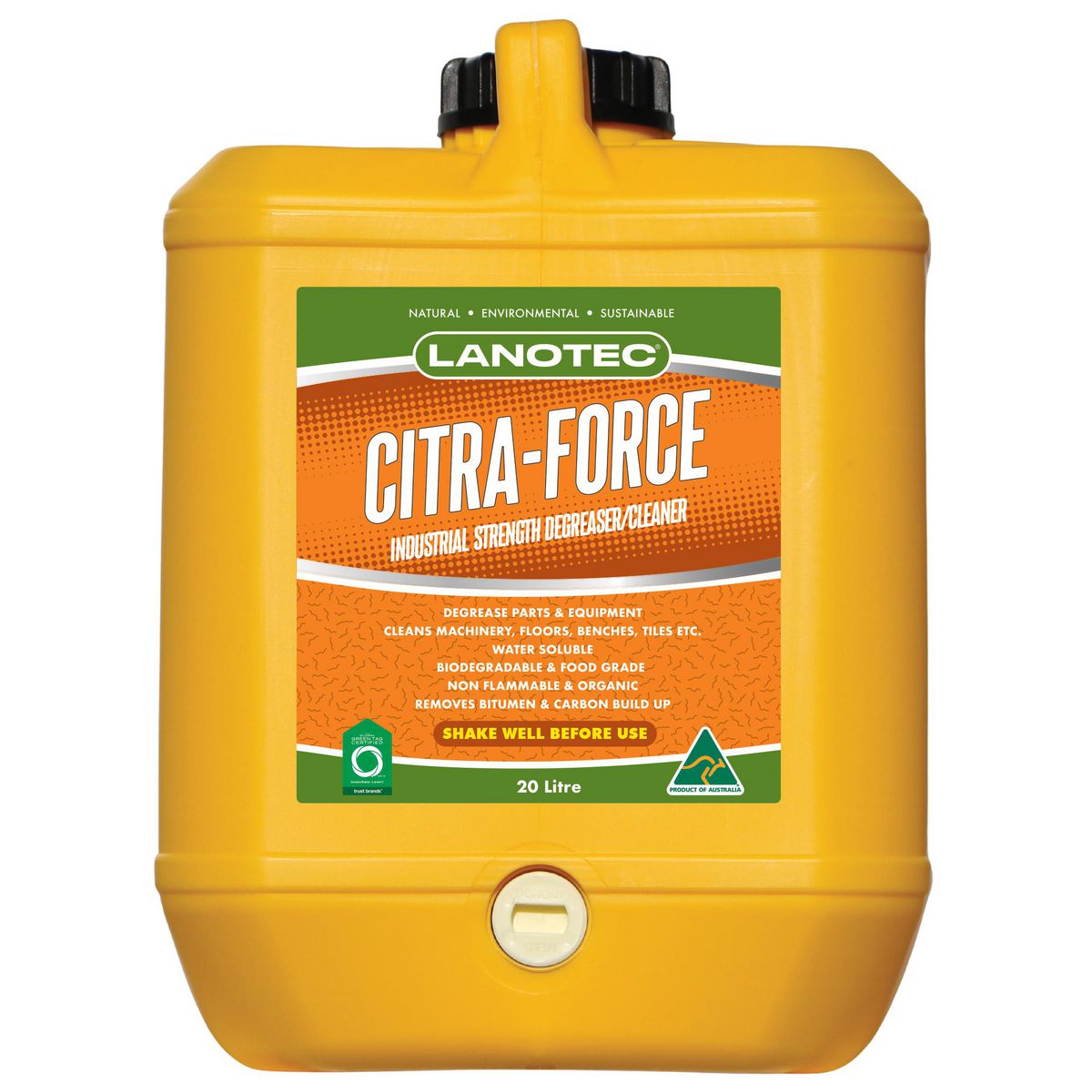 Lanotec Citra Force Cleaner & Degreaser 20L