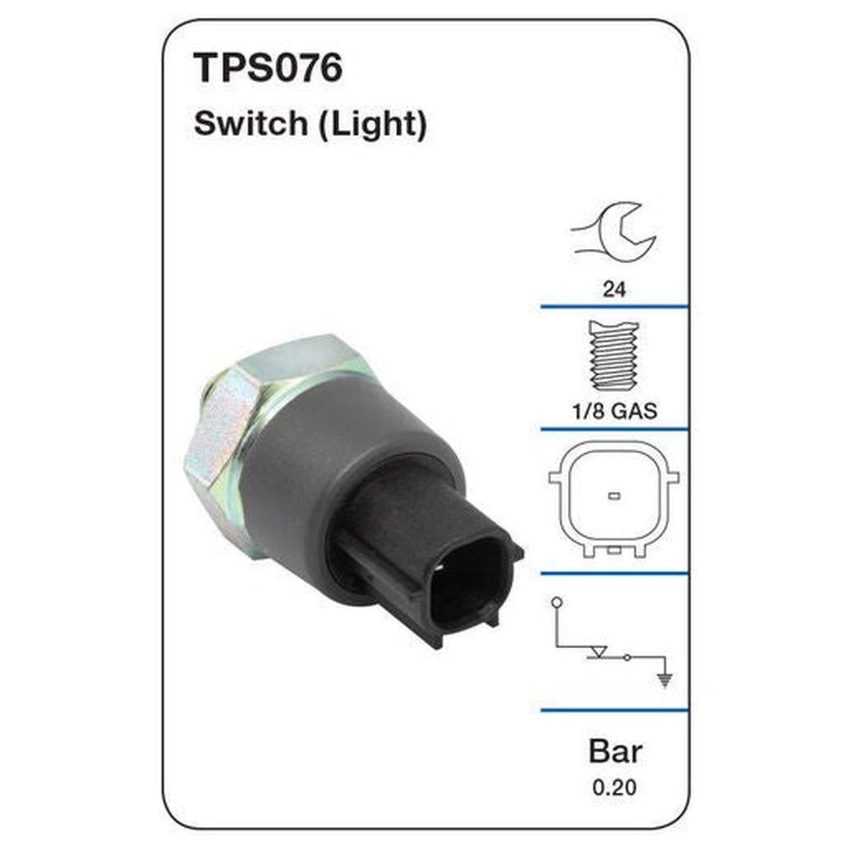 Tridon Oil Pressure Switch TPS076