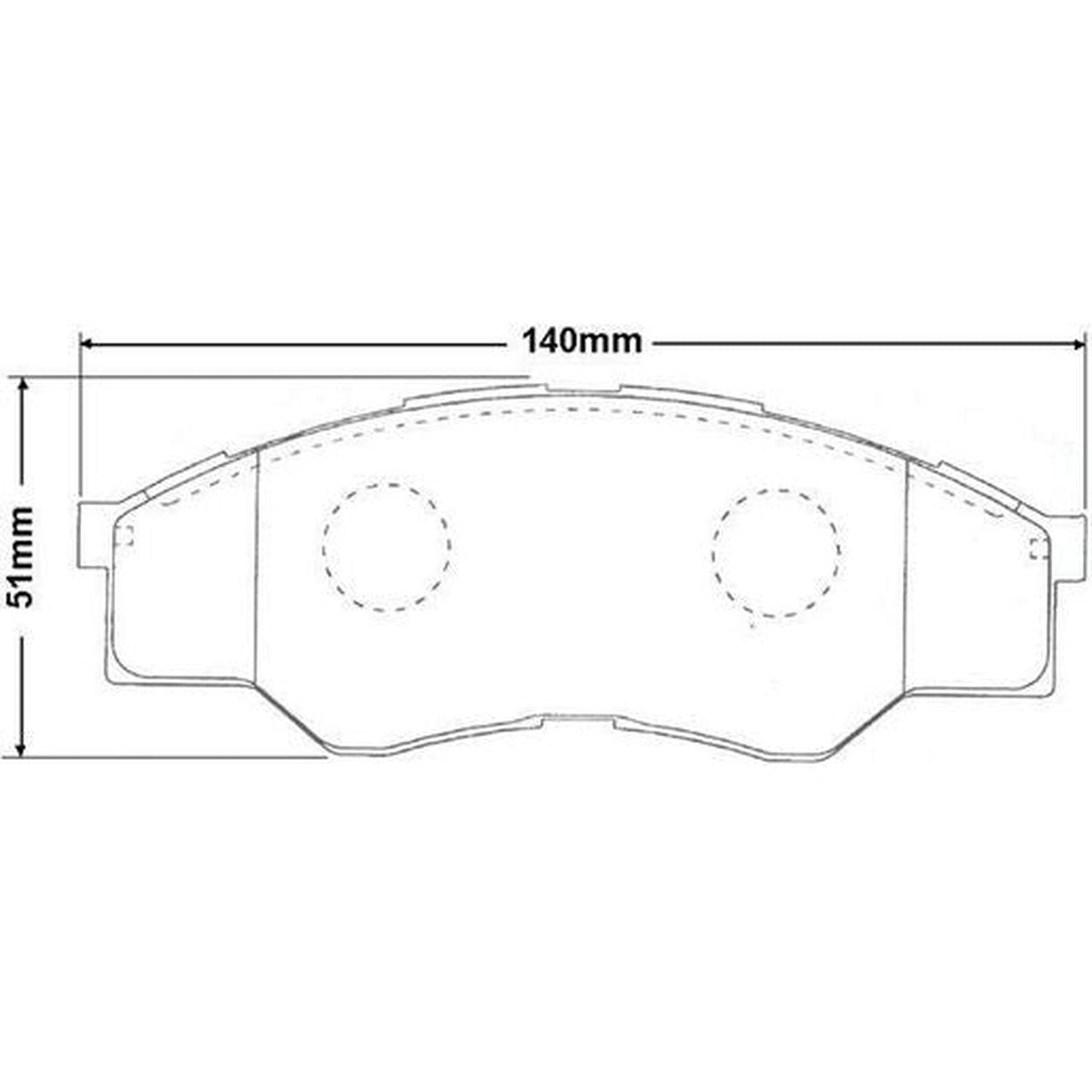 RDA Phantom Ceramic Brake Pad Set Front RDC1985