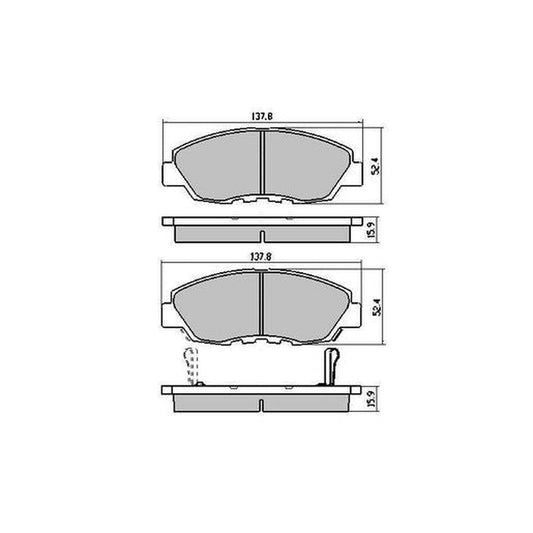 RDA Phantom Ceramic Brake Pad Set Front RDC1391