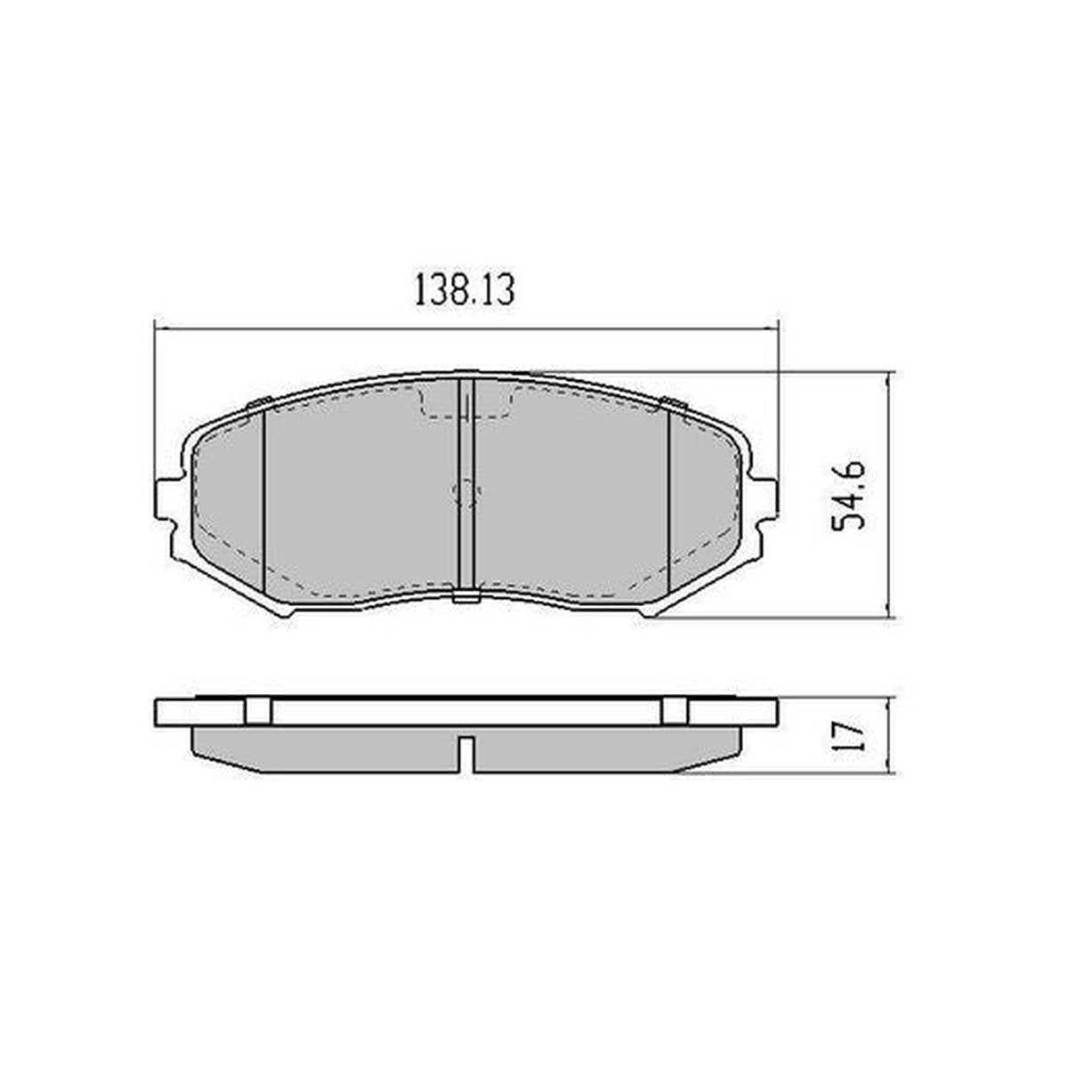 RDA Phantom Ceramic Brake Pad Set Front RDC1936