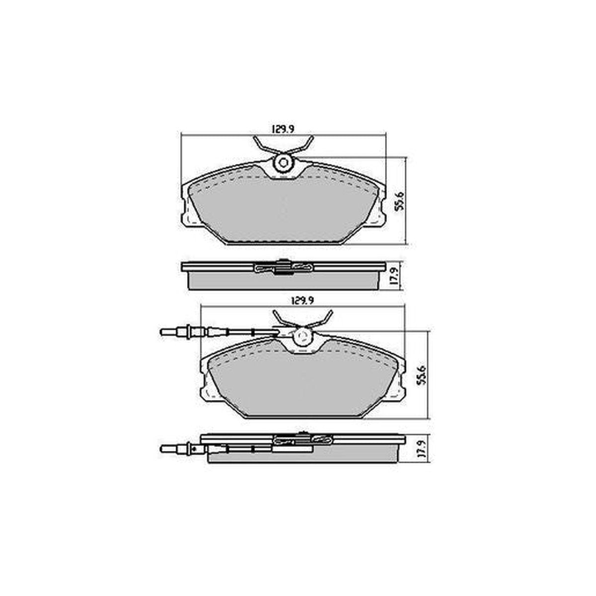RDA GP Max Brake Pad Set Front RDB1942