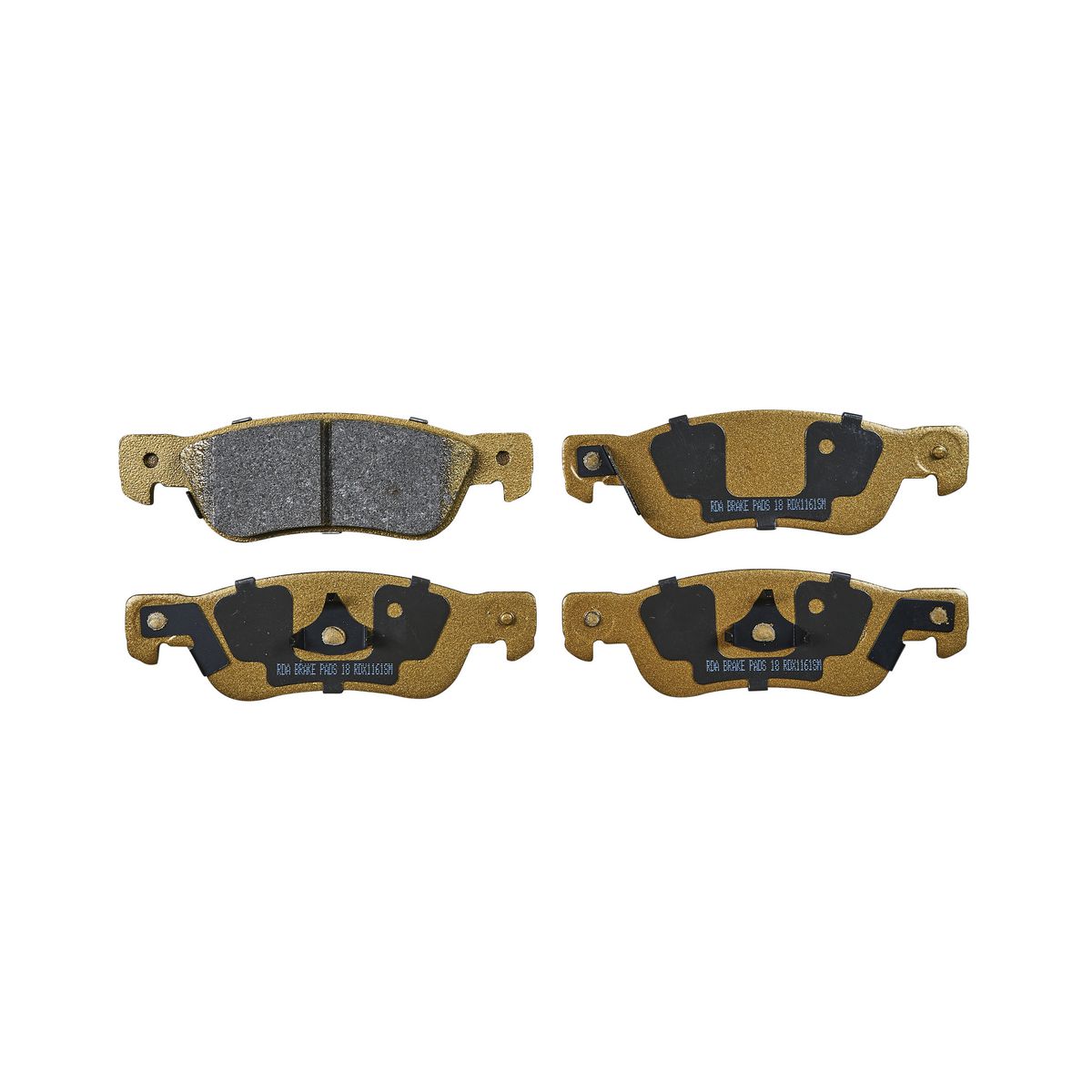 RDA Brakes Extreme Brake Pad Set Rear RDX1161SM