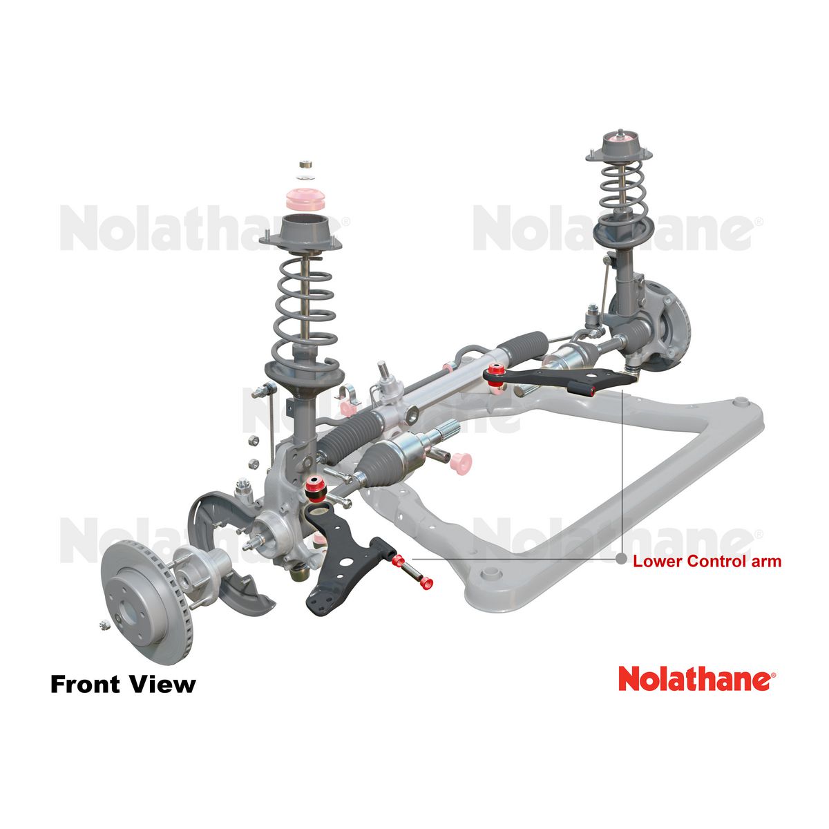 Nolathane Control Arm Front Left Lower 45942L