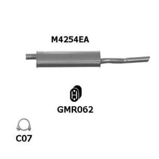 Hanwood Muffler - Rear M4254EA