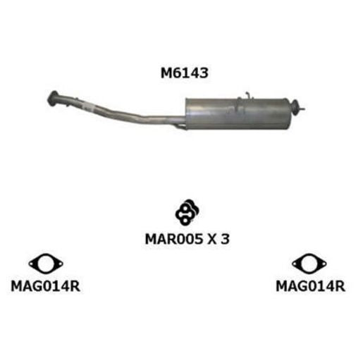 Motoline Exhaust Muffler M6143