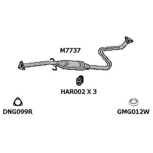 Redback Exhaust Muffler M7737