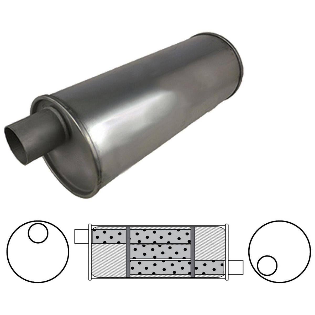 Redback Exhaust Muffler O336L