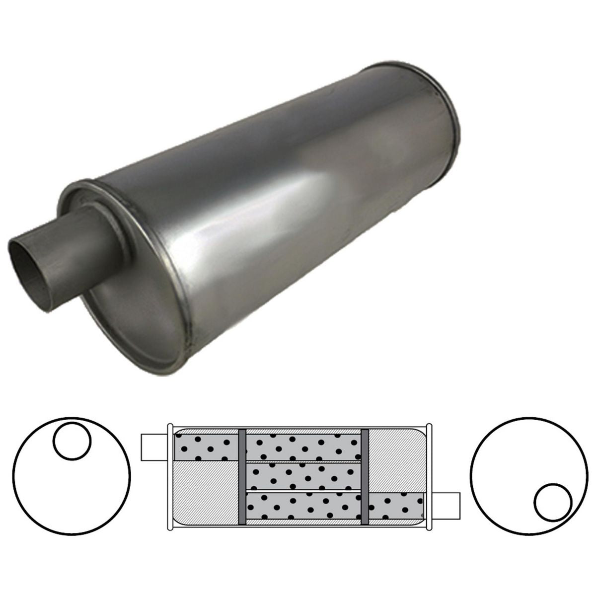 Redback Exhaust Muffler O120R