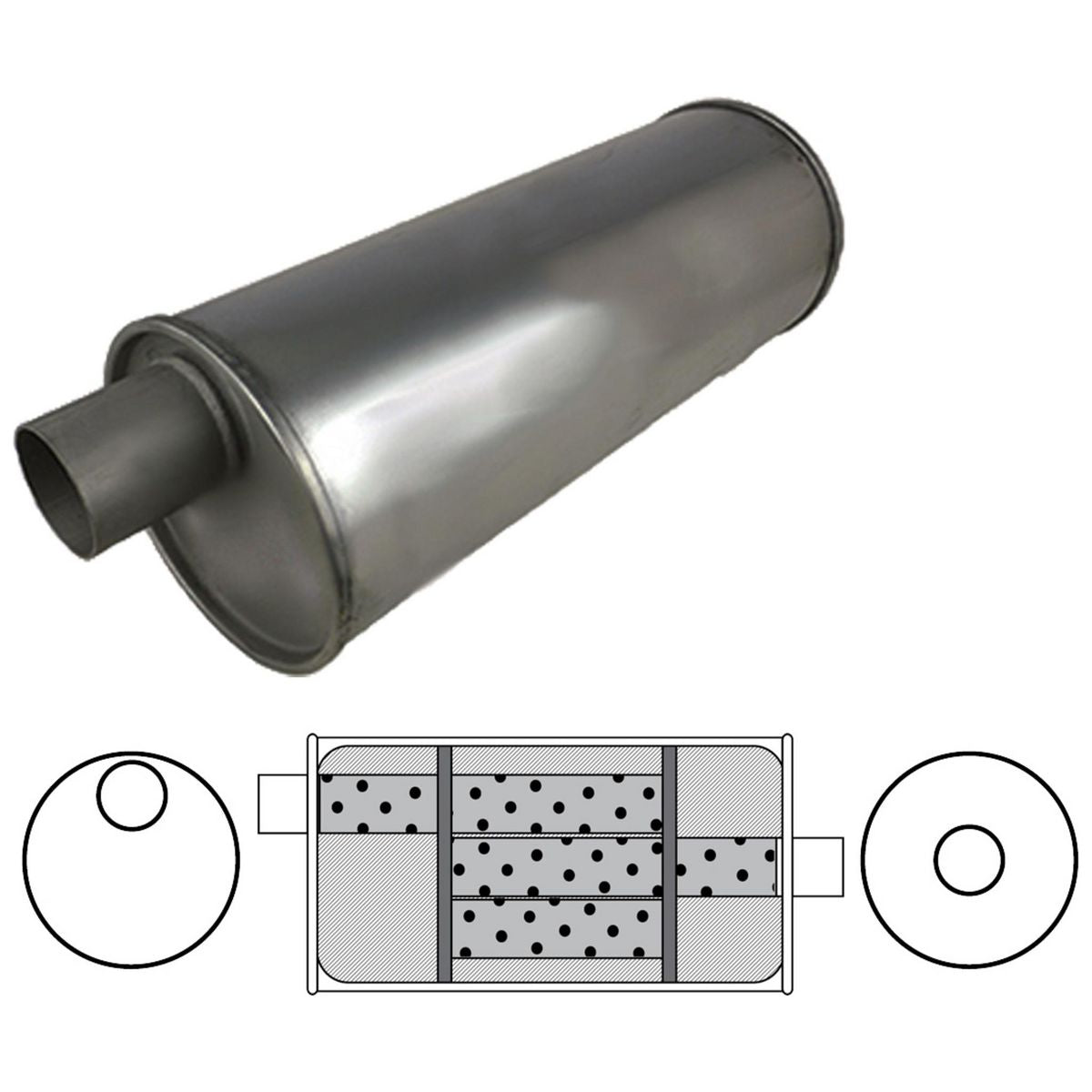 Redback Exhaust Muffler O535
