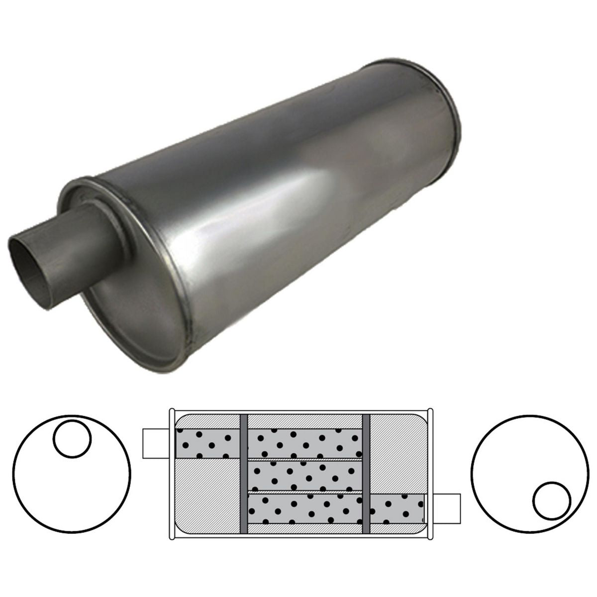 Redback Exhaust Muffler O544R