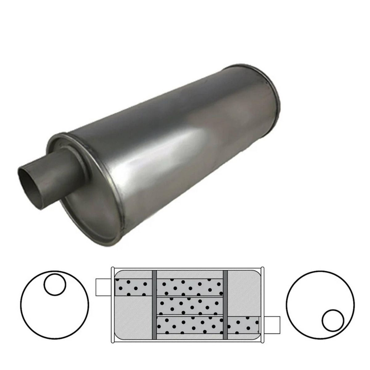 Redback Exhaust Muffler O536R