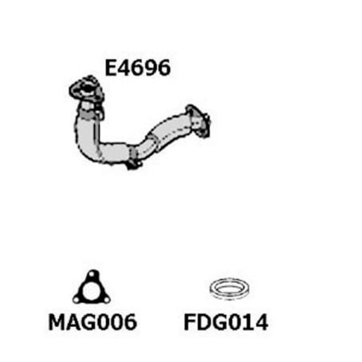 Redback Exhaust Pipe E4696