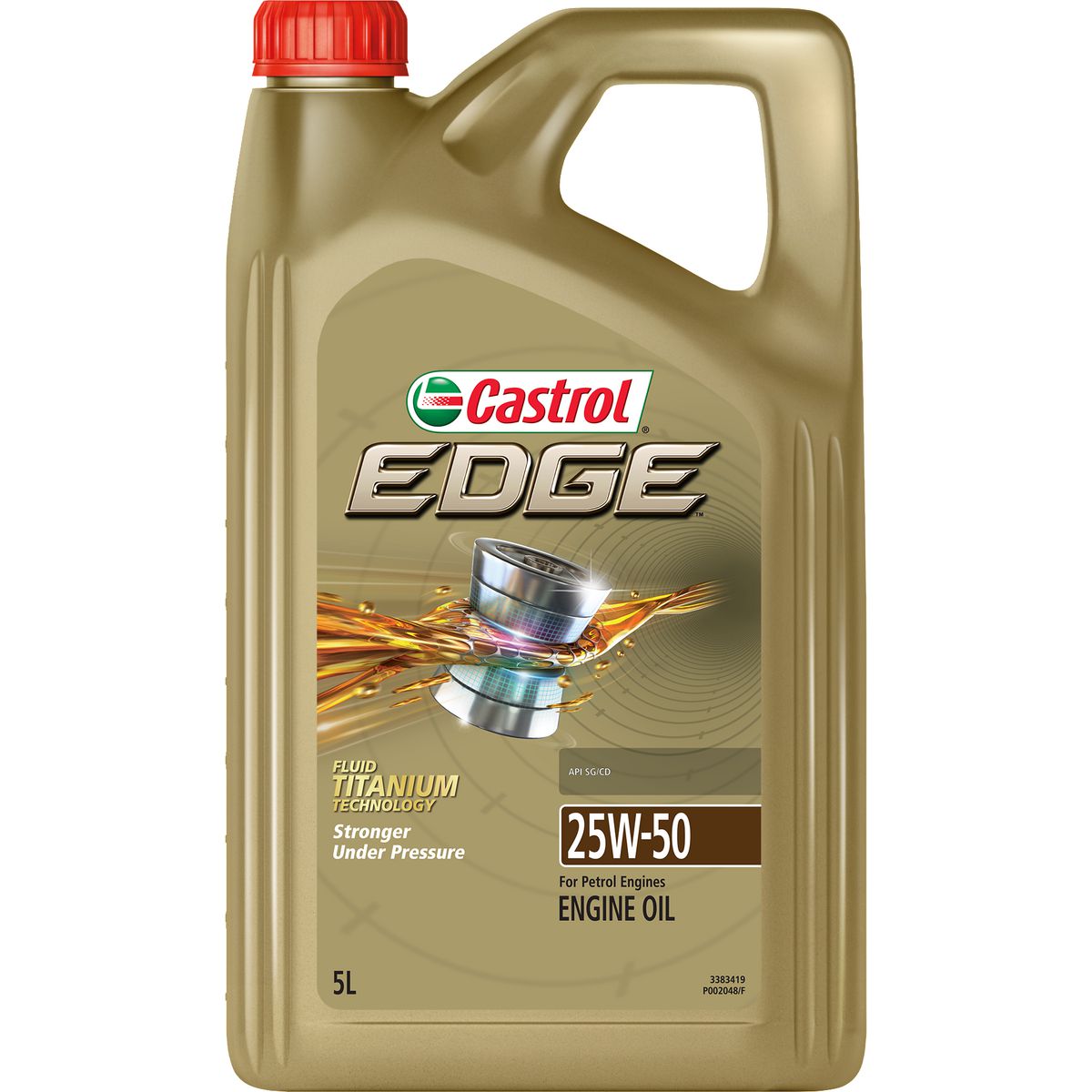 Castrol EDGE 25W-50 Semi Synthetic Engine Oil 5L 3383419
