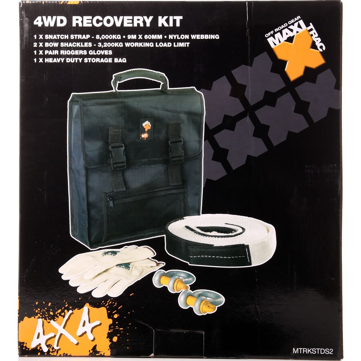 Maxitrac Recovery Winch Strap MTRKSTDS2