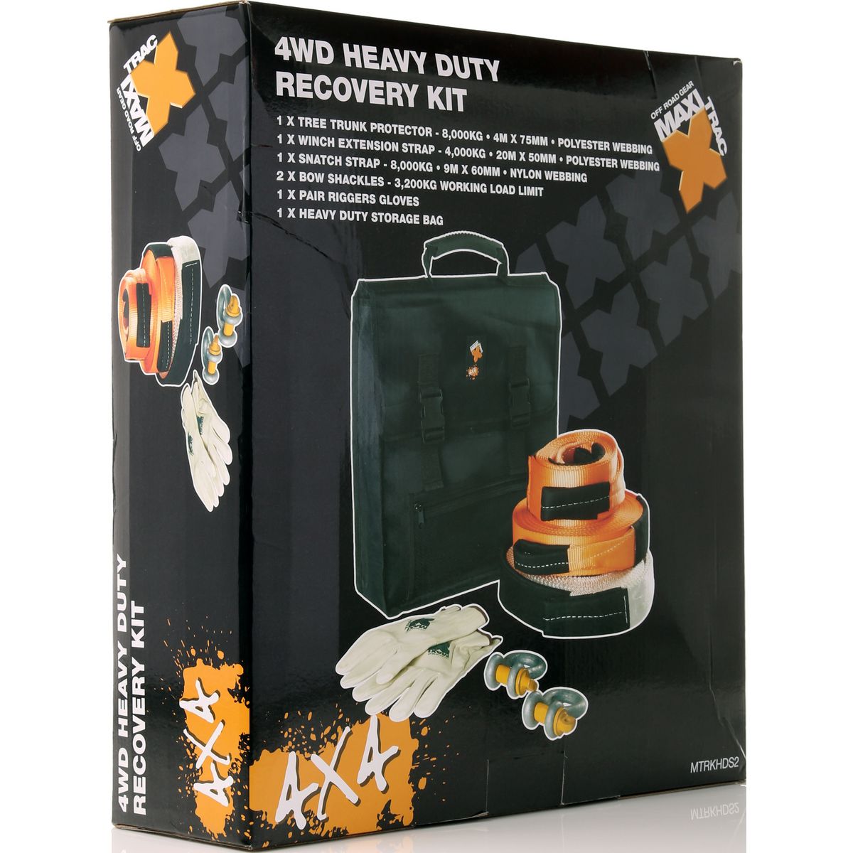 Maxitrac Heavy Duty Recovery Kit MTRKHDS2