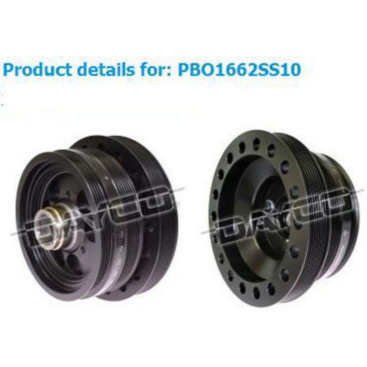 Powerbond Overdrive Race Harmonic Balancer PBO1662SS10