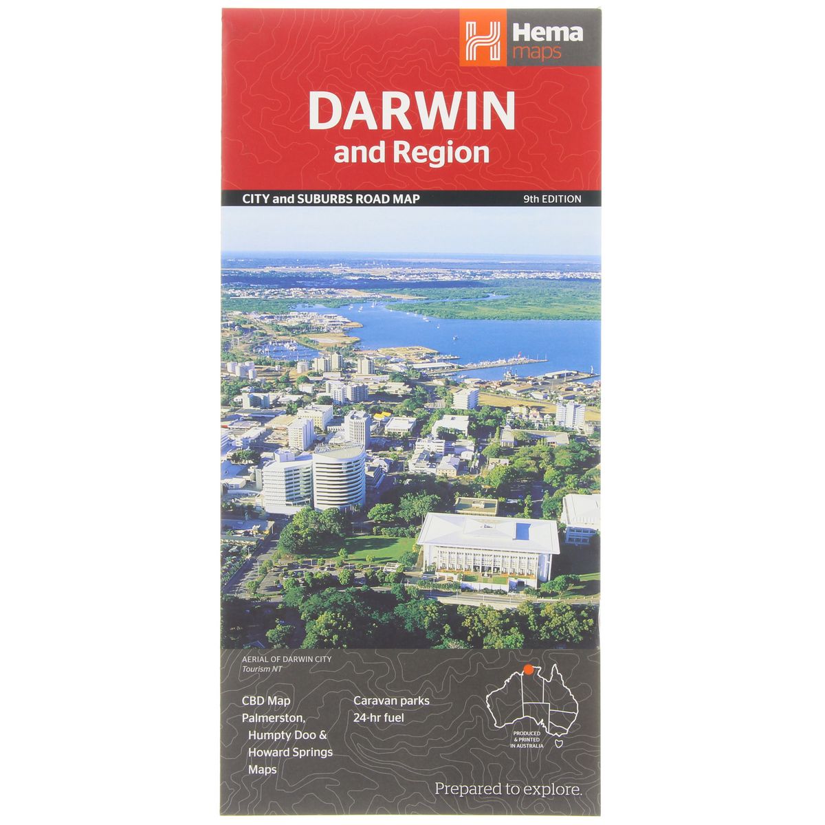 HEMA Maps Darwin & Region 9th Edition Map 9781865006338