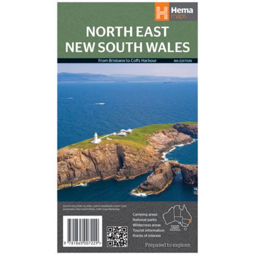 HEMA Maps North East New South Wales Map 7th Edition 9781865007229