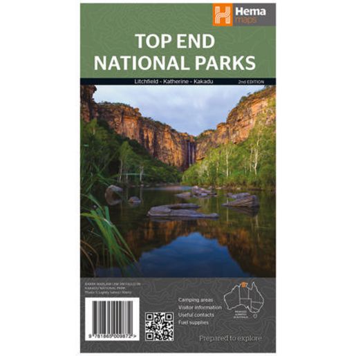 HEMA Maps Parkslitchfield Kath Kakadu Map 2nd Edition 9781865009872