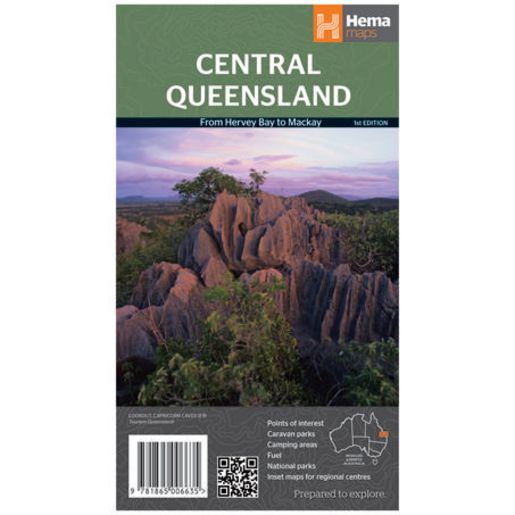 HEMA Maps Central Queensland Map 1st Edition 9781865006635