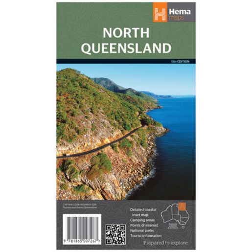 HEMA Maps North Queensland Map 11th Edition 9781865007267