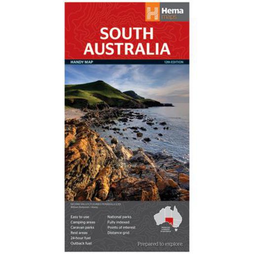 HEMA Maps South Australia Handy Map 12th Edition 9781865008707